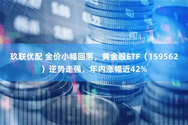 玖联优配 金价小幅回落，黄金股ETF（159562）逆势走强，年内涨幅近42%