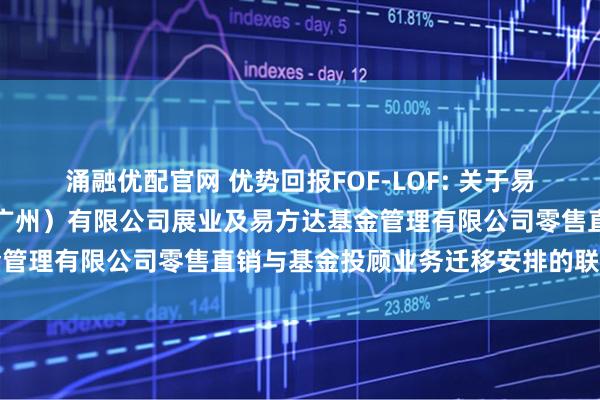 涌融优配官网 优势回报FOF-LOF: 关于易方达财富管理基金销售（广州）有限公司展业及易方达基金管理有限公司零售直销与基金投顾业务迁移安排的联合公告